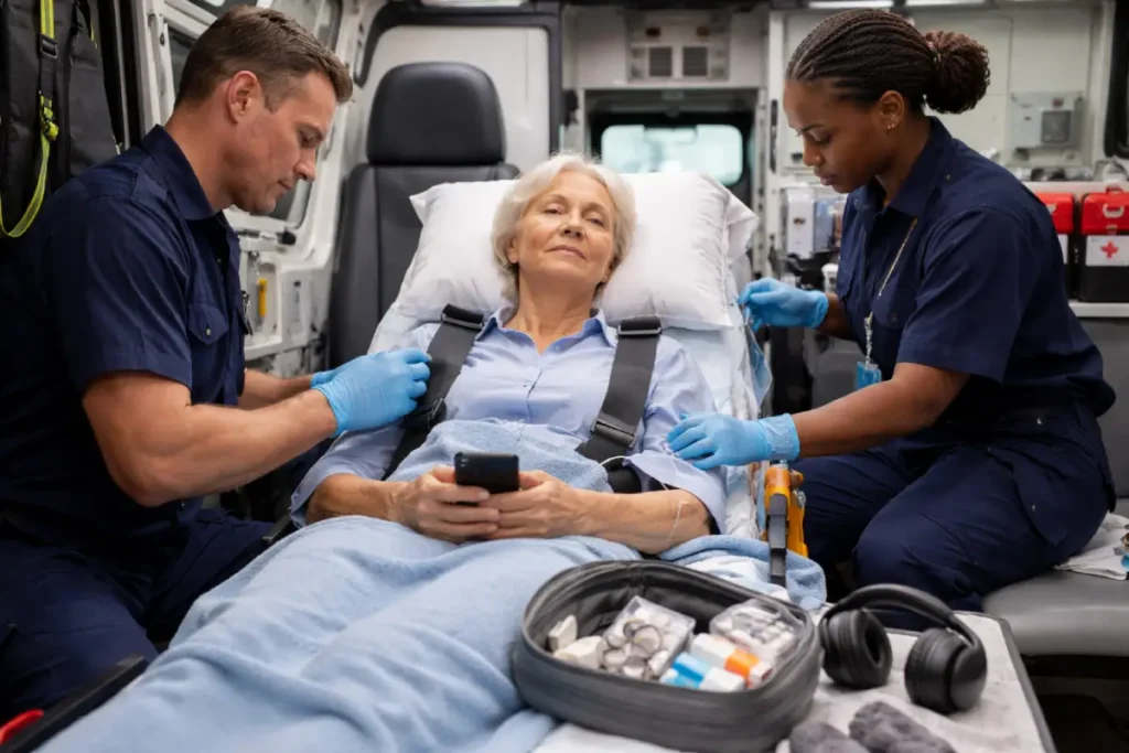 How to Prepare for a Stretcher Transport Ride_ Tips for Comfort and Safety _ Cross Care Transport