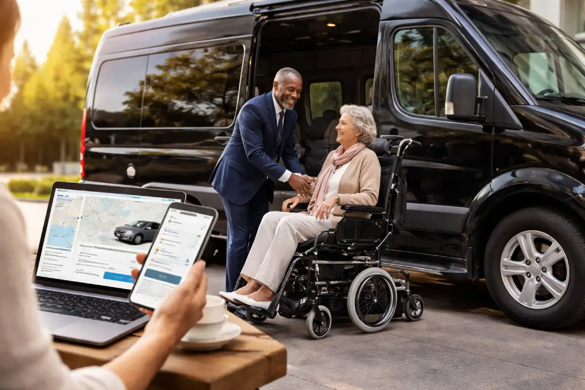 Booking Process Explained_ Luxe Wheelchair Transportation Made Easy _ Castel Consulting Company Inc