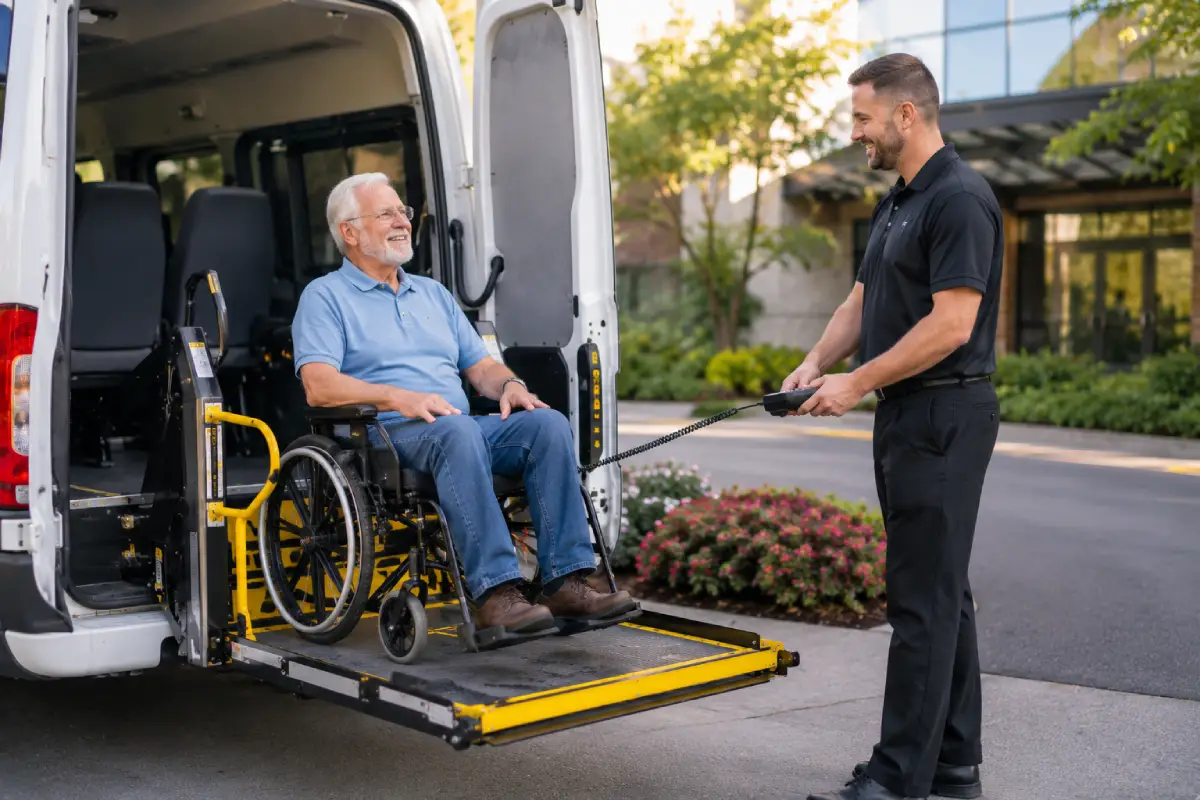 The Role of Chair Lift Services in Stress-Free Medical Appointments _ Cross Care Transport