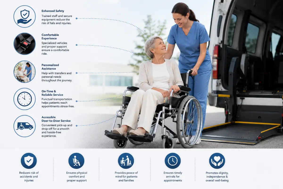 How Wheelchair Transportation Enhances Patient Safety and Comfort _ Cross Care Transport