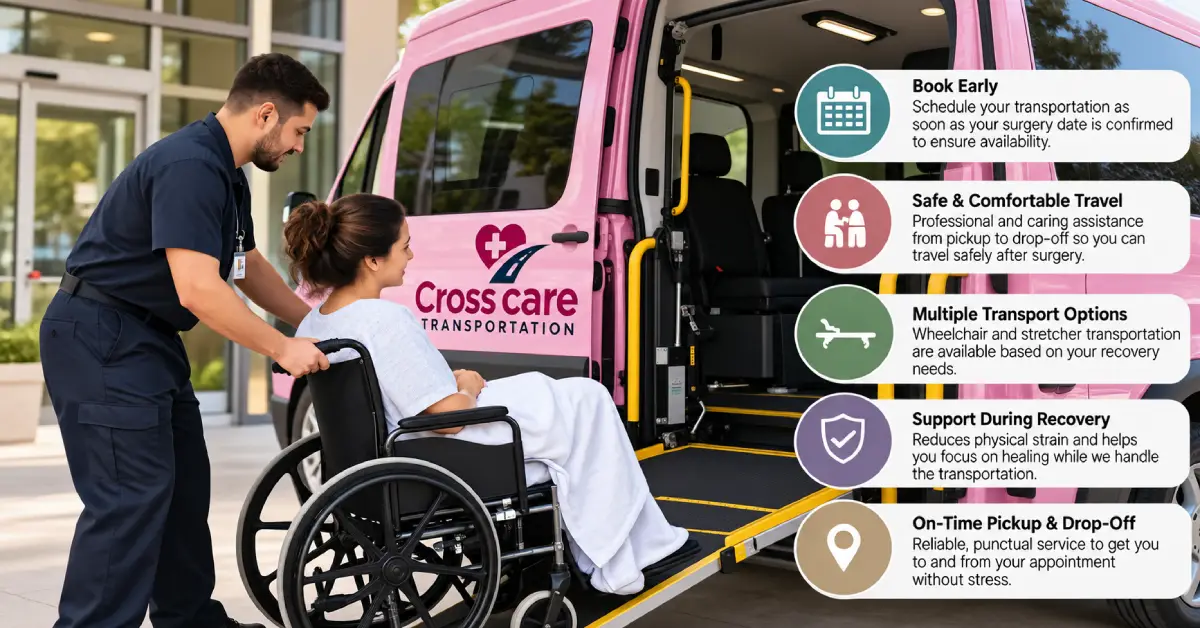 How Soon Should You Book Post-Surgery Transportation_ A Complete Guide _ Cross Care Transportation